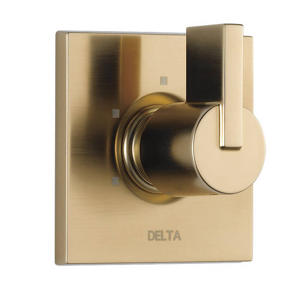 Delta Faucet Velum Matte Black Shower Trim Delta Faucet Velum Black 6-Setting Diverter Trim Kit - Matte Black (T11937-BL) Shower Diverter